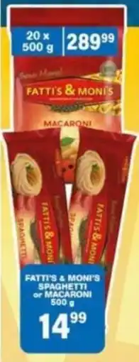 Giant Hyper Fatti's & moni's spaghetti or macaroni offer