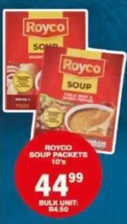 Giant Hyper Royco Soup Packets offer