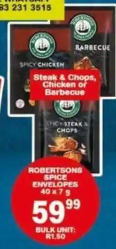 Giant Hyper Robertsons Spice Envelopes offer