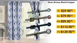 Laduma Hardware catalogue Curtain Rods Assorted offer