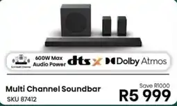 Hirsch's Multi Channel Soundbar offer