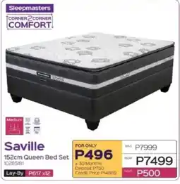 Sleepmasters Saville 152cm Queen Bed Set offer