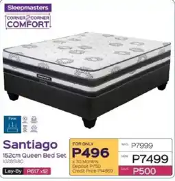 Sleepmasters Sleepmasters Santiago 152cm Queen Bed Set offer