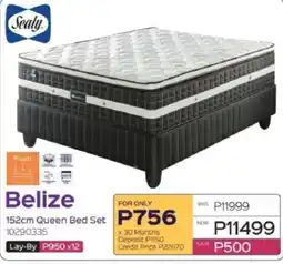 Sleepmasters Sealy Belize 152cm Queen Bed Set offer