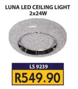 Laduma Hardware catalogue LUNA LED CEILING LIGHT offer