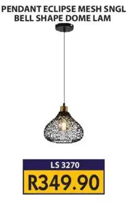 Laduma Hardware catalogue Pendant Eclipse Mesh SnGL Bell Shape Dome Lam offer