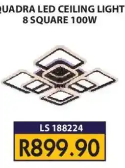 Laduma Hardware catalogue QUADRA LED CEILING LIGHT offer