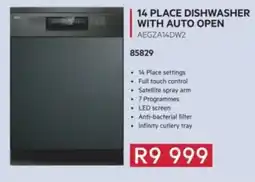 Hirsch's 14 PLACE DISHWASHER WITH AUTO OPEN offer
