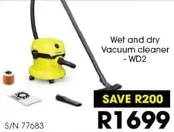 Hirsch's Wet and dry Vacuum cleaner - WD2 offer