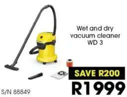 Hirsch's Wet and dry vacuum cleaner WD 3 offer