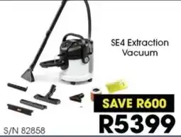 Hirsch's SE4 Extraction Vacuum offer