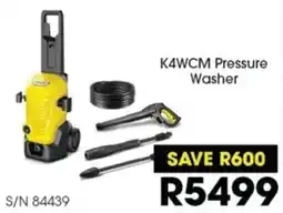 Hirsch's K4WCM Pressure Washer offer