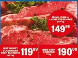 Giant Hyper RUMP, CLUB & T-BONE STEAK PACK offer