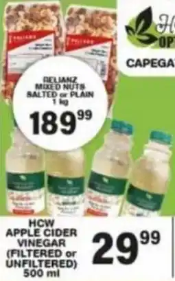 Giant Hyper Relianz Mixed Nuts Salted or Plain offer