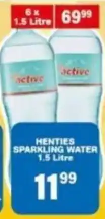 Giant Hyper Henties sparkling water offer