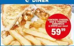 Giant Hyper CHICKEN, CHEESE, EGG & TOMATO SANDWICH offer