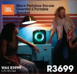 Hirsch's JBL Black Partybox Encore Essential 2 Portable Speaker offer