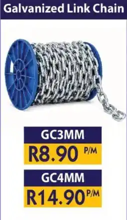 Laduma Hardware catalogue Galvanized Link Chain offer