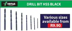 Laduma Hardware catalogue DRILL BIT HSS BLACK venys offer