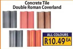 Laduma Hardware catalogue Concrete Tile Double Roman Coverland offer