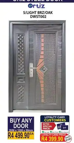 Laduma Hardware catalogue Ortiz Steel Door offer
