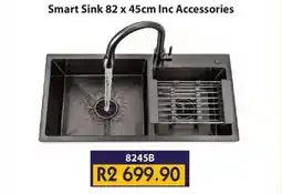 Laduma Hardware catalogue Smart Sink 82 x 45cm Inc Accessories offer