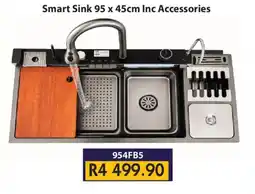 Laduma Hardware catalogue Smart Sink 95 x 45cm Inc Accessories offer