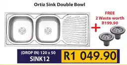 Laduma Hardware catalogue Ortiz Sink Double Bowl offer