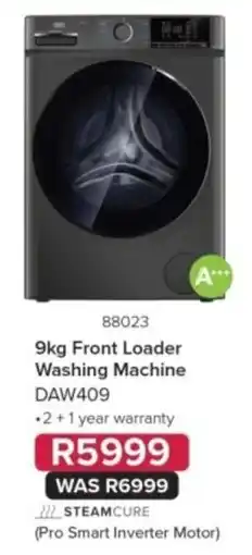 Hirsch's 9kg Front Loader Washing Machine DAW409 offer