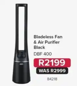 Hirsch's Bladeless Fan & Air Purifier Black DBF 400 offer