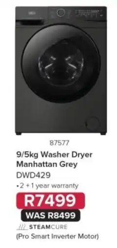 Hirsch's 9/5kg Washer Dryer Manhattan Grey offer