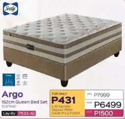 Sleepmasters Sealy Argo 152cm Queen Bed Set offer