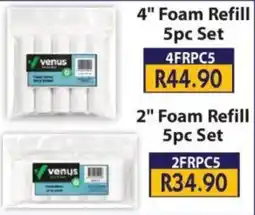 Laduma Hardware catalogue Venus 4" Foam Refill offer