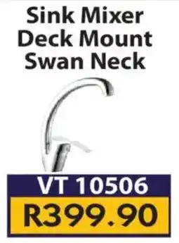 Laduma Hardware catalogue Sink Mixer Deck Mount Swan Neck offer