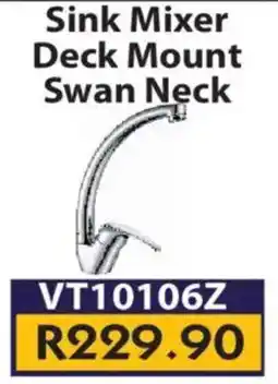 Laduma Hardware catalogue Sink Mixer Deck Mount Swan Neck offer