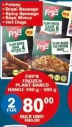 Giant Hyper Fry's Frozen Plant-Based Range offer
