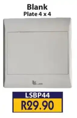 Laduma Hardware catalogue Blank Plate 4 x 4 offer