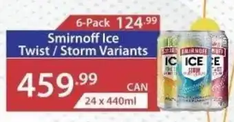 Big Save Liquor Smirnoff Ice Twist / Storm Variants offer