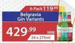 Big Save Liquor Belgravia Gin Variants offer
