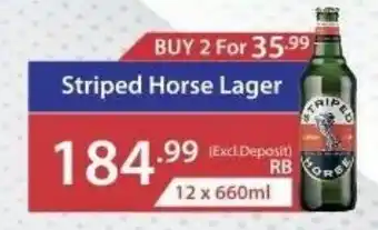 Striped Horse Lager