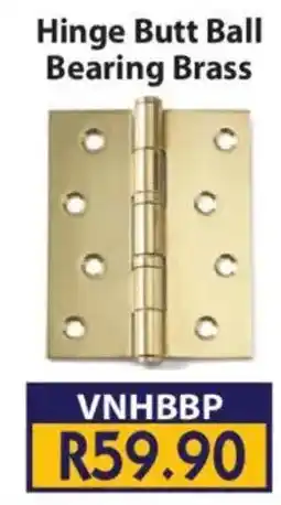 Laduma Hardware catalogue Hinge Butt Ball Bearing Brass offer