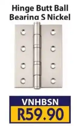 Laduma Hardware catalogue Hinge Butt Ball Bearing S Nickel offer
