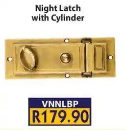 Laduma Hardware catalogue Night Latch with Cylinder offer