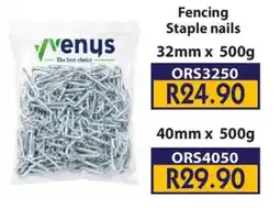 Laduma Hardware catalogue Fencing Staple nails Venys offer