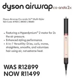 Hirsch's dyson airwrap co-anda 2x offer