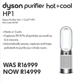 Hirsch's Dyson Purifier Hot + Cool HP1 offer