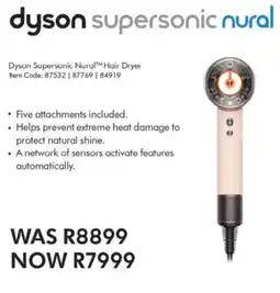 Hirsch's Dyson Supersonic Nural Hair Dryer offer