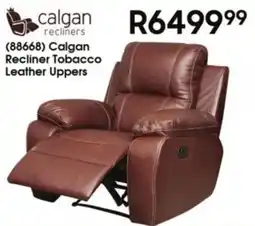 Hirsch's Calgan Recliner Tobacco Leather Uppers offer