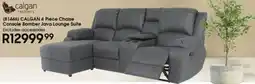 Hirsch's CALGAN 4 Piece Chaise Console Bomber Java Lounge Suite offer