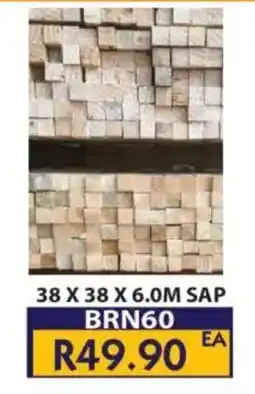 Laduma Hardware catalogue 38 X 38 X 6.0M SAP BRN60 offer